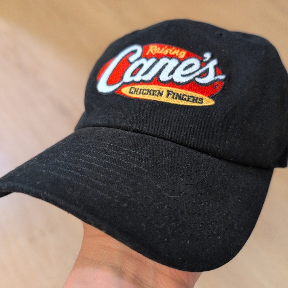 Raising Canes Chicken Fingers Hat One Love Embroidered Baseball Cap Strapback